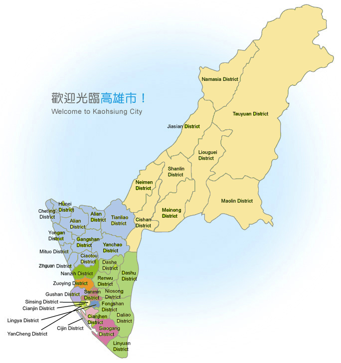 Service region map