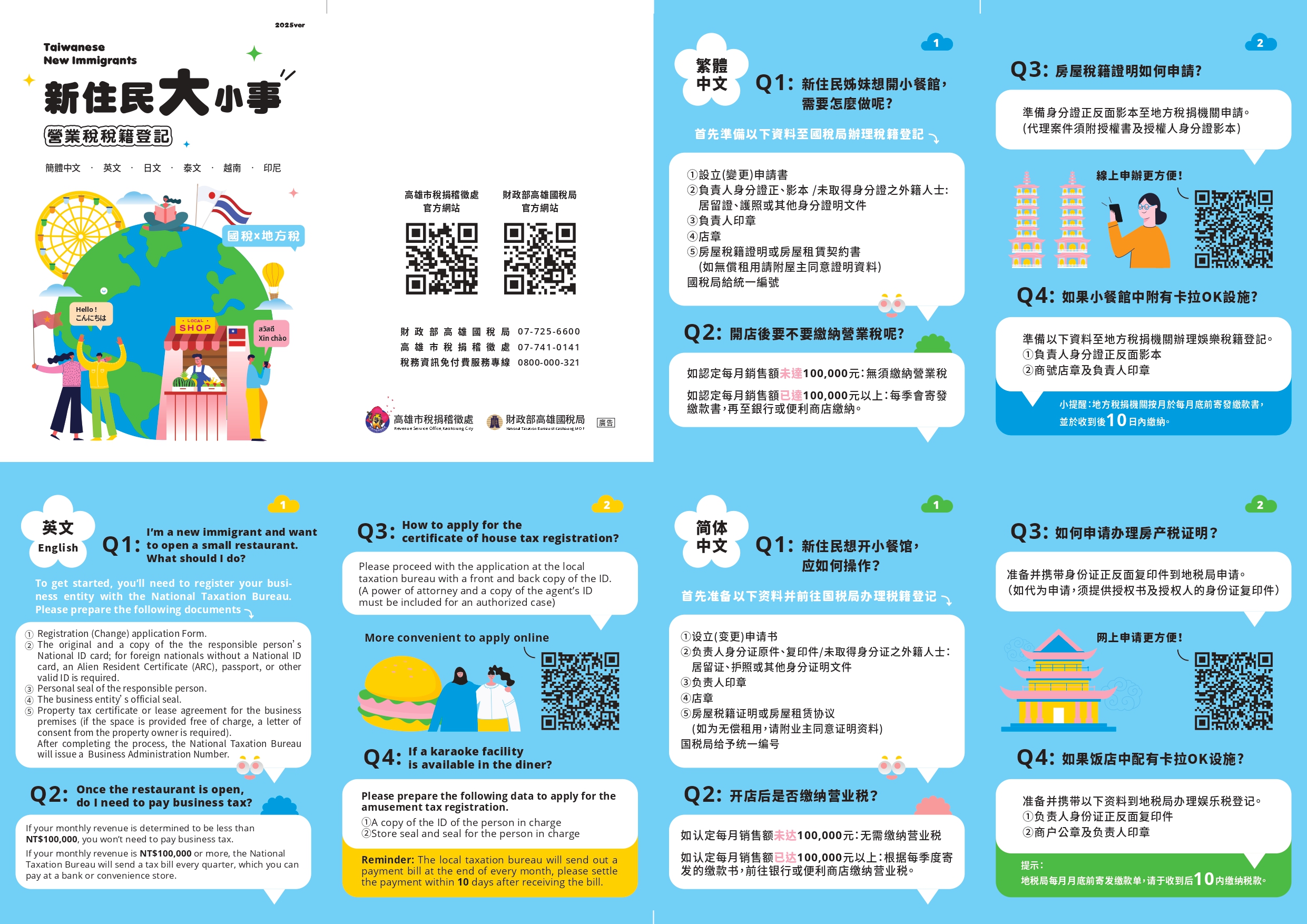 新住民大小事-營業稅稅籍登記