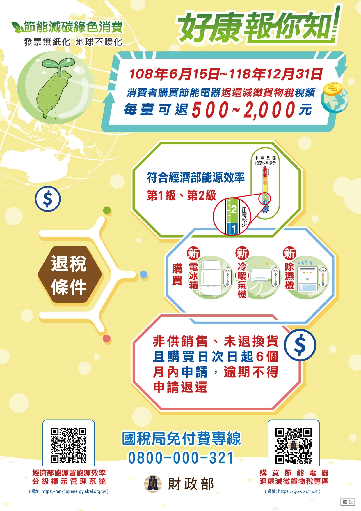 你省電 我退稅(正面)