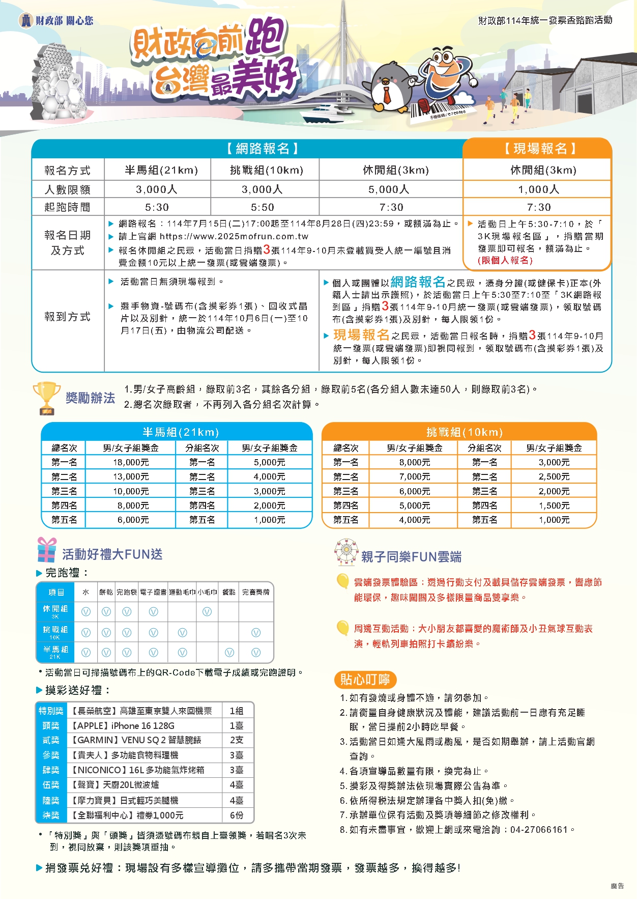 財政部114年統一發票盃-DM背面